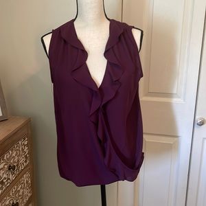 INC blouse in plum